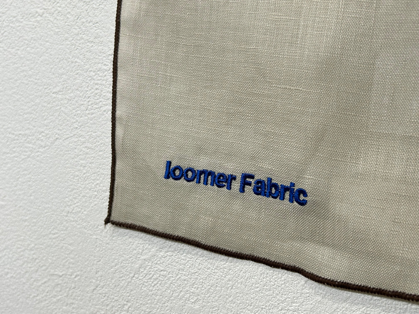 【loomer ルーマー】Embroidery Linen Cloth(Big) LM125-LC055 Beige/HK00490