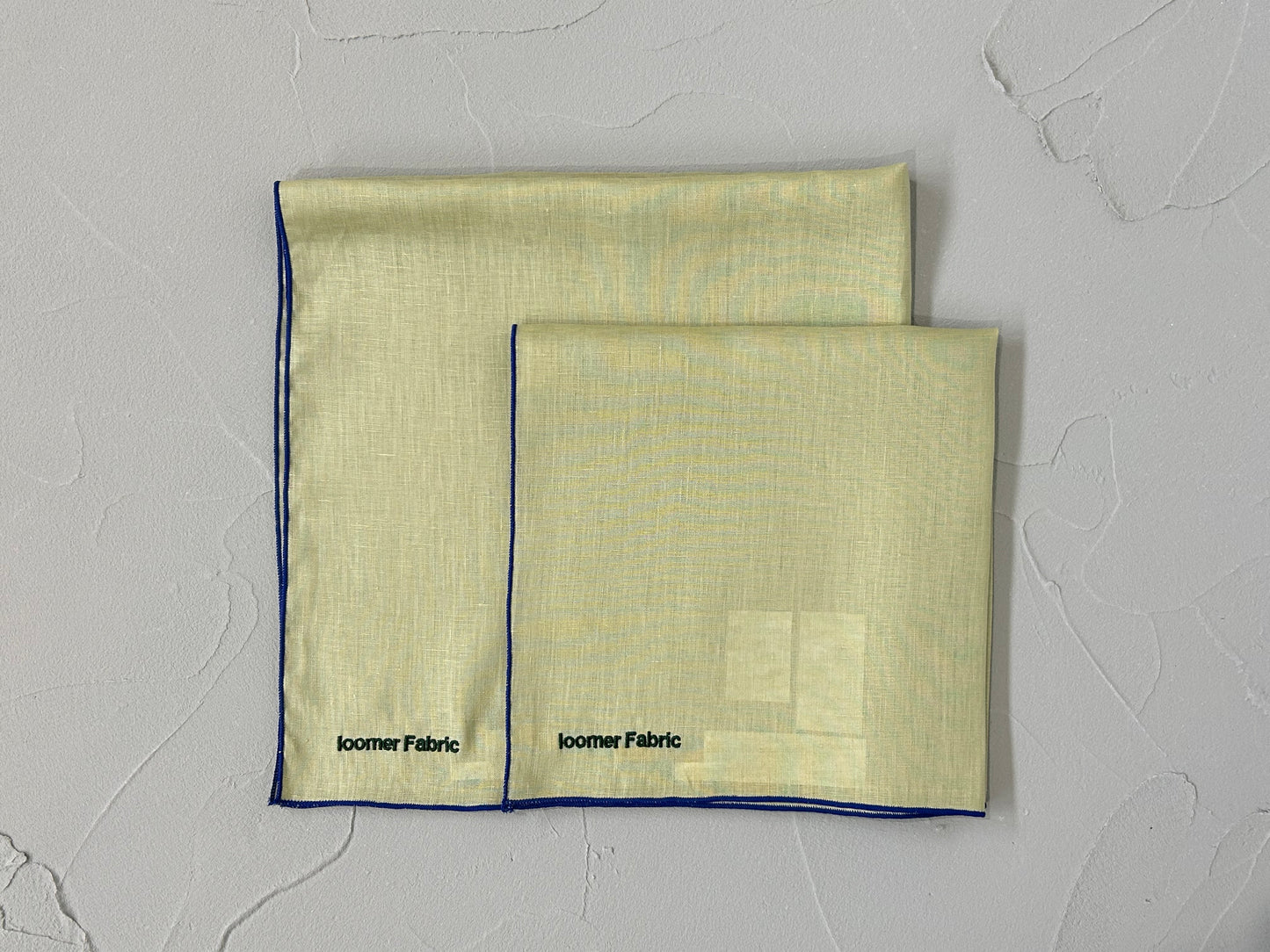 【loomer ルーマー】Embroidery Linen Cloth(Big) LM125-LC055 Yellow/HK00490
