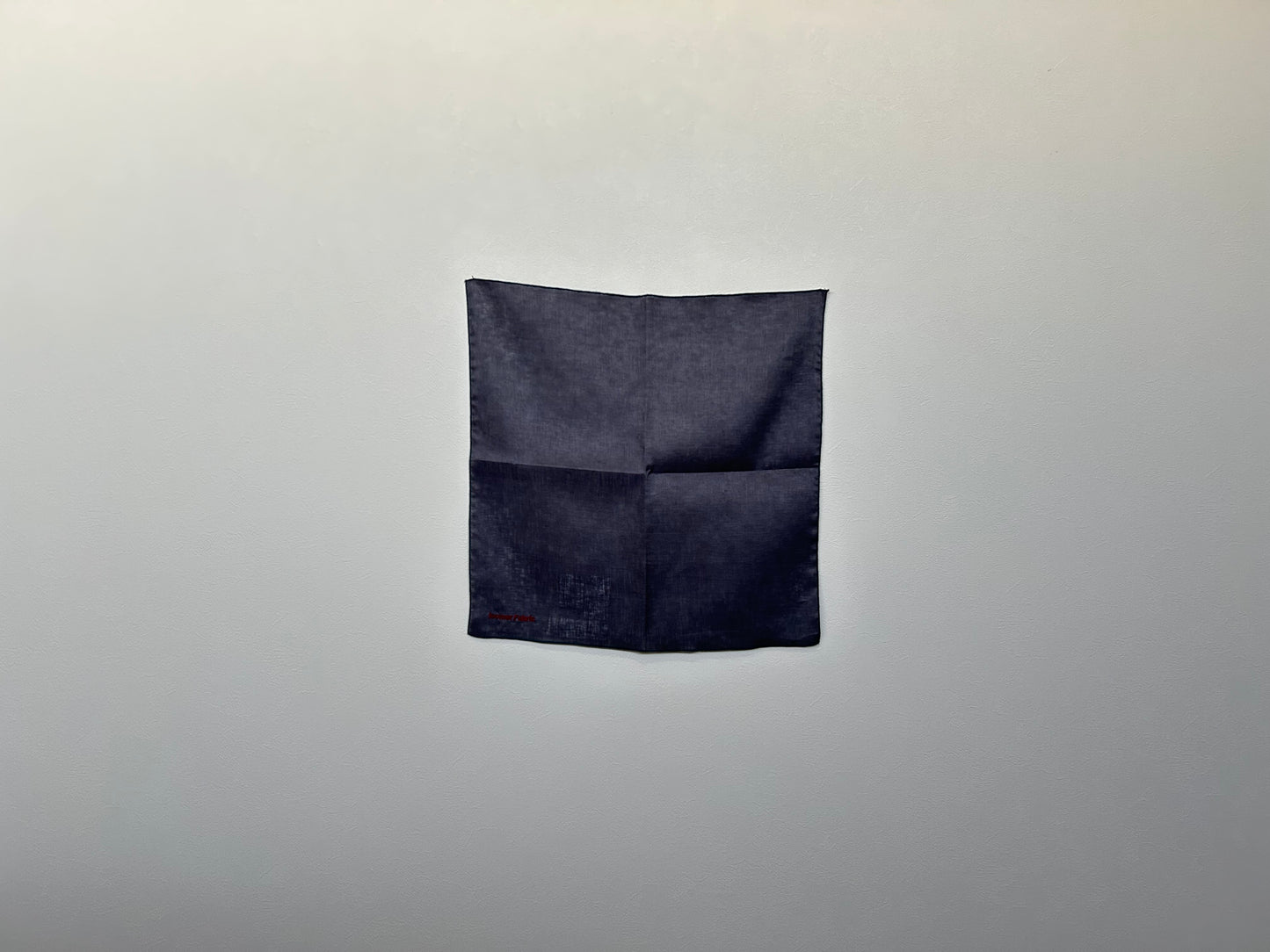 【loomer ルーマー】Embroidery Linen Cloth(Small) LM125-LC054 Charcoal/HK00489