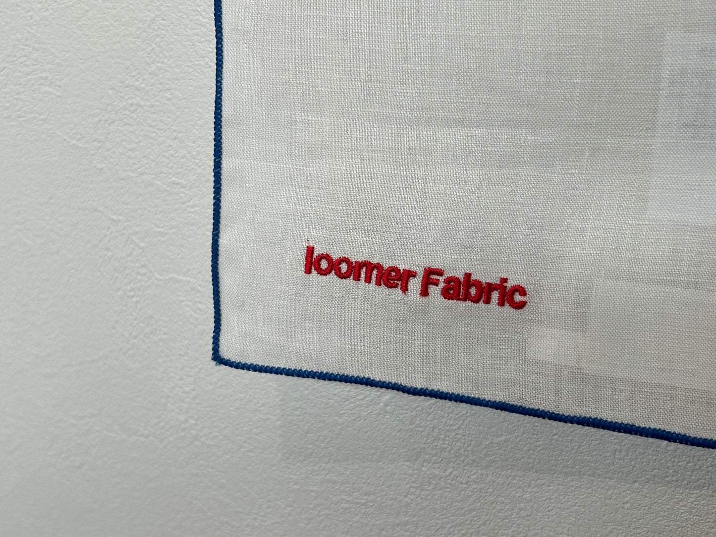 【loomer ルーマー】Embroidery Linen Cloth(Small) LM125-LC054 White/HK00489