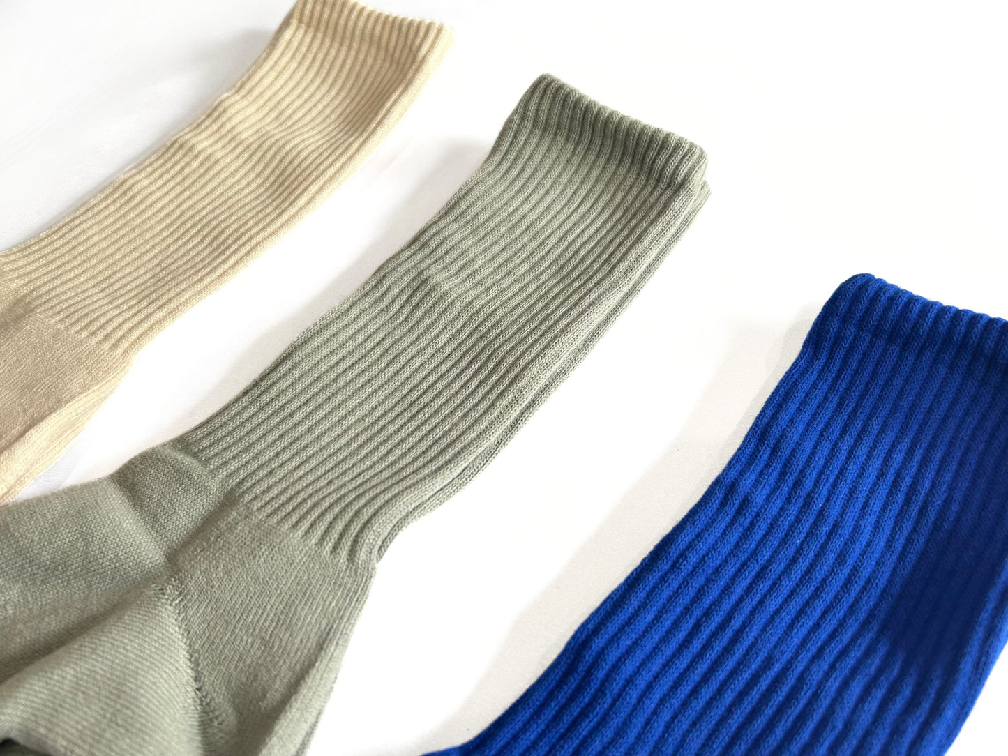 【FreshService】SIGNATURE 3-PACK SOCKS(IV×GRY×BLU)/HK00593