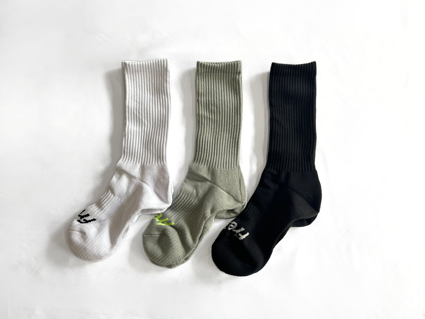 【FreshService】SIGNATURE 3-PACK SOCKS(WHT×GRY×BLK)/HK00593